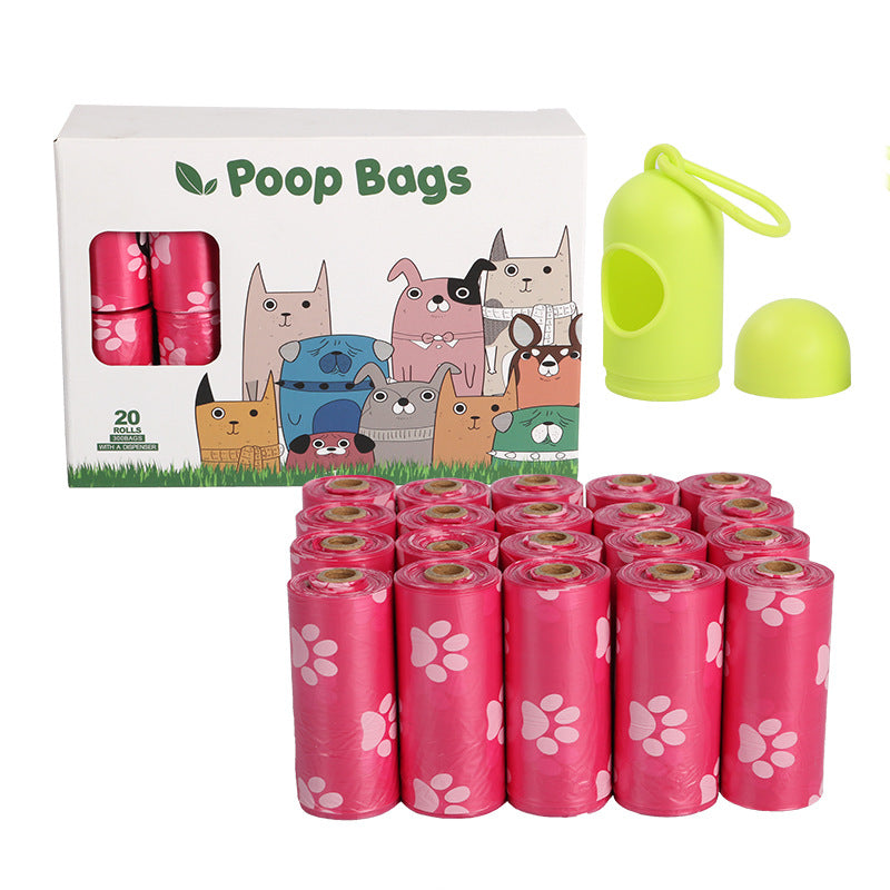 Dog Poop Bag with print